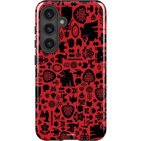 Disney Snow White Icon Pattern Galaxy S24 Impact Case